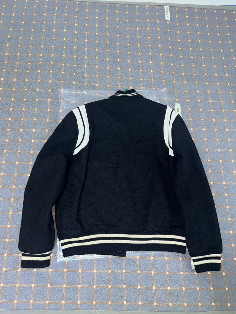 Saint Laurent Paris YSL Striped Wool Varsity Jacket Size US L / EU 52-54 / 3 - 7 Thumbnail