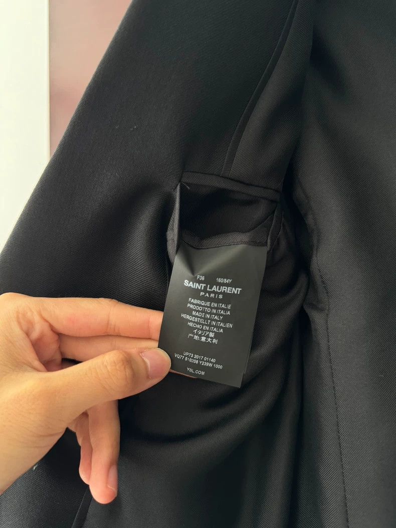 Saint Laurent Paris Saint Laurent Black Formal Blazer Size US M / EU 48-50 / 2 - 5 Thumbnail