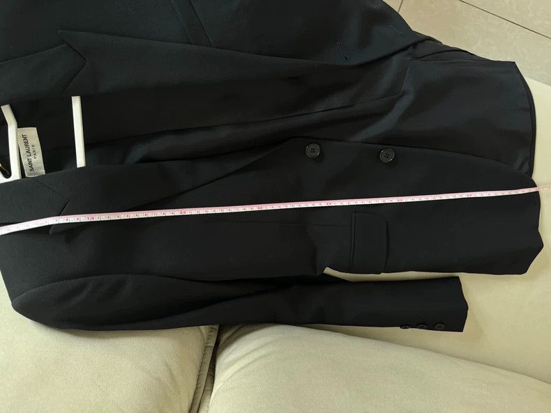 Saint Laurent Paris Saint Laurent Black Formal Blazer Size US M / EU 48-50 / 2 - 7 Thumbnail