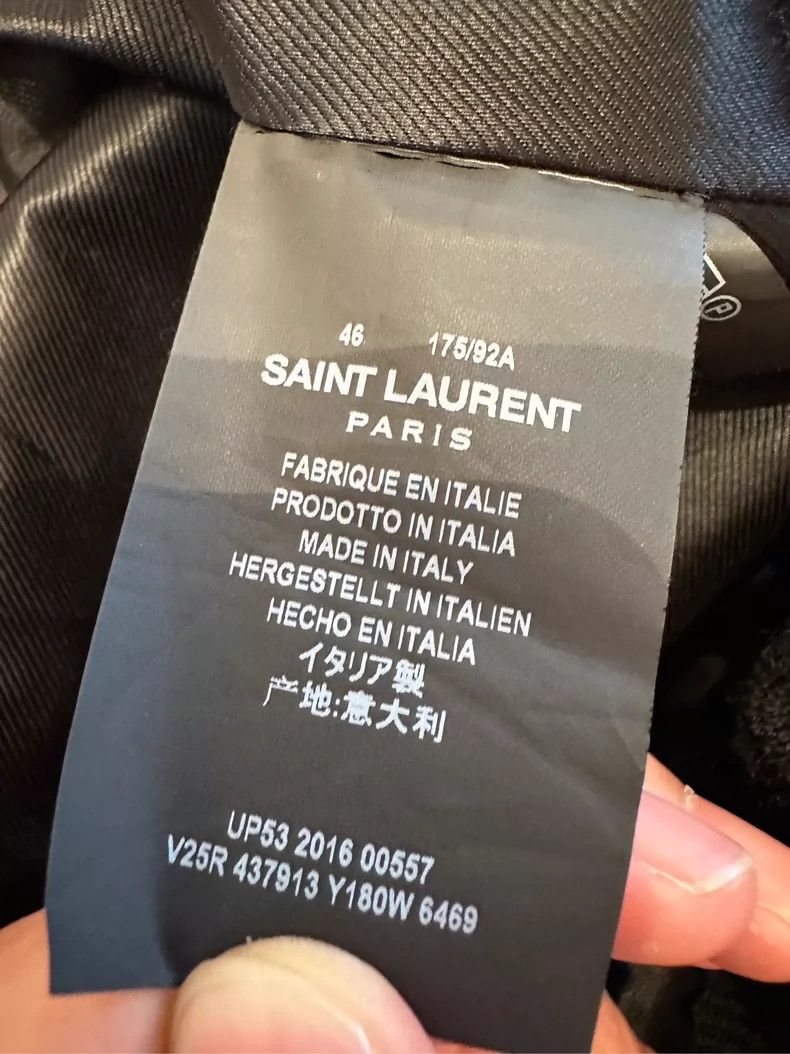 Saint Laurent Paris Saint Laurent Classic Red Varsity Jacket Size US M / EU 48-50 / 2 - 5 Thumbnail