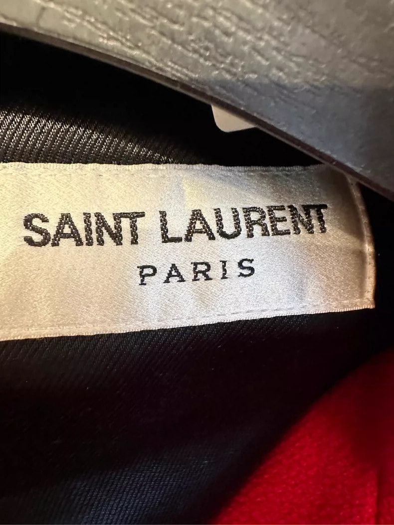 Saint Laurent Paris Saint Laurent Classic Red Varsity Jacket Size US M / EU 48-50 / 2 - 3 Thumbnail