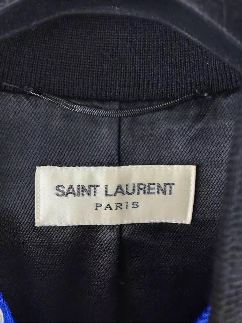 Saint Laurent Paris Saint Laurent Silk Shark Bomber Jacket Size US M / EU 48-50 / 2 - 3 Thumbnail