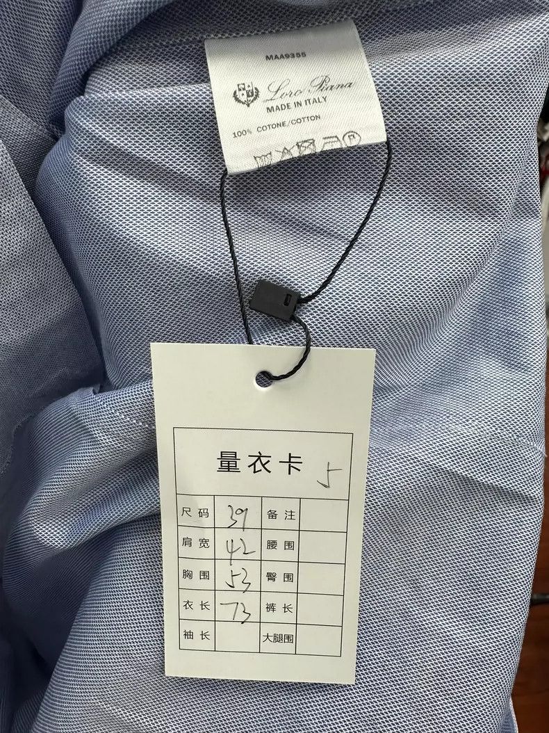 Loro Piana Loro Piana Blue Striped Button-Up Shirt Size US M / EU 48-50 / 2 - 3 Thumbnail