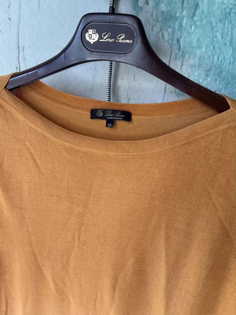 Loro Piana Loro Piana Gradient Silk-Cotton Knit Top Size US S / EU 44-46 / 1 - 2 Thumbnail