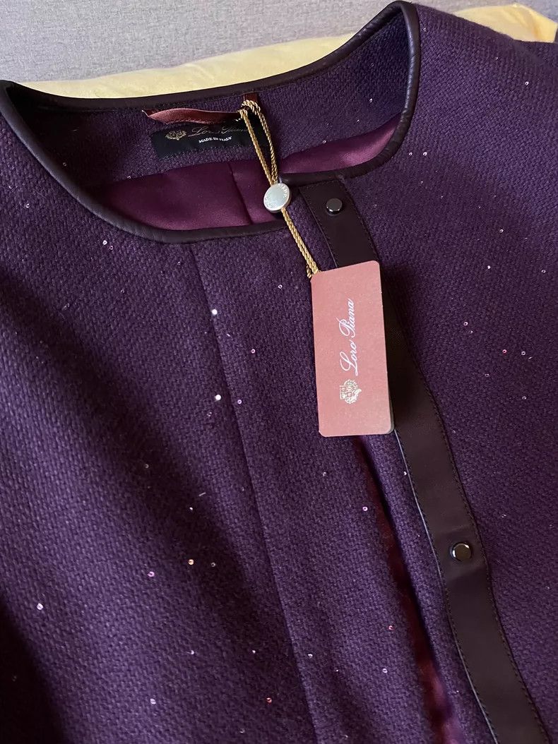 Ermenegildo Zegna Loro Piana Sequin Cashmere Coat Size US M / EU 48-50 / 2 - 2 Thumbnail