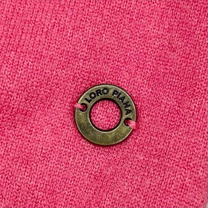 Ermenegildo Zegna Loro Piana Women's Pink Wool Sweater Size US M / EU 48-50 / 2 - 4 Thumbnail