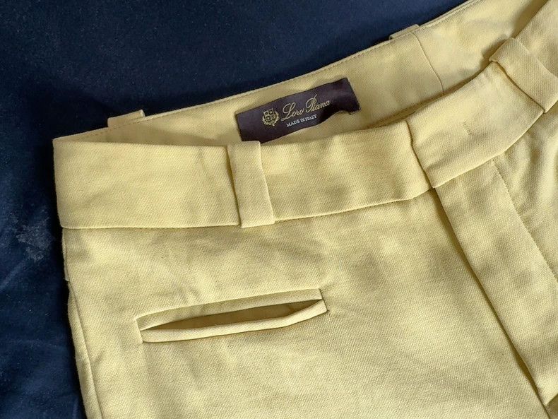 Loro Piana Loro Piana Cotton Flared Cropped Pants Size US 30 / EU 46 - 4 Thumbnail