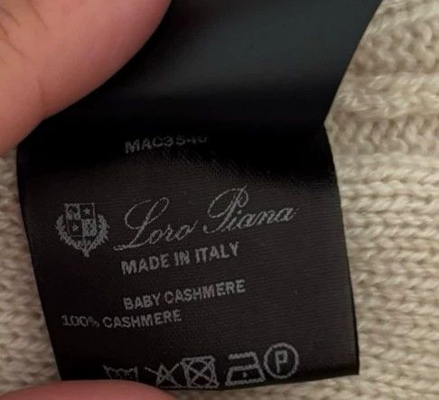 Ermenegildo Zegna Loro Piana Babycashmere Cable Knit Sweater Size US M / EU 48-50 / 2 - 4 Thumbnail
