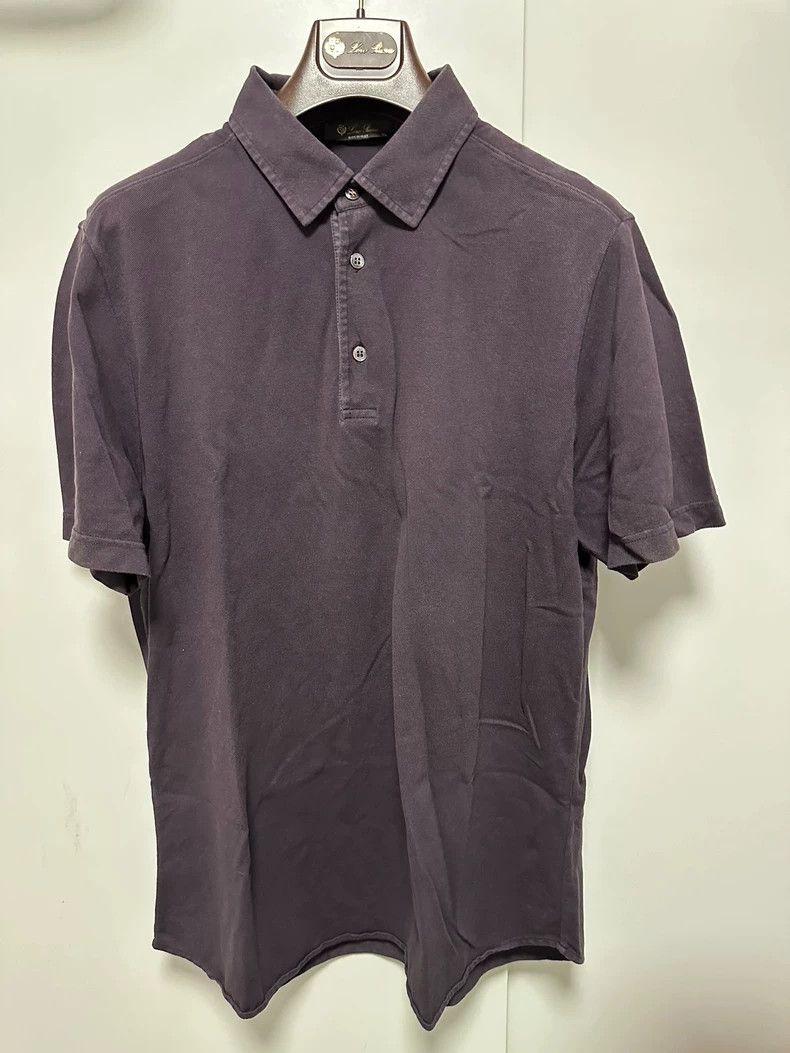 Loro Piana Loro Piana Classic Short Sleeve Polo Size US XL / EU 56 / 4 - 5 Thumbnail