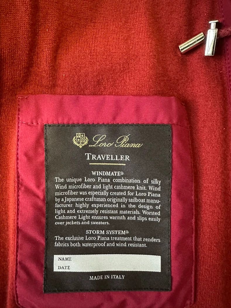 Loro Piana Loro Piana Traveller Bordeaux Jacket Size US S / EU 44-46 / 1 - 4 Thumbnail