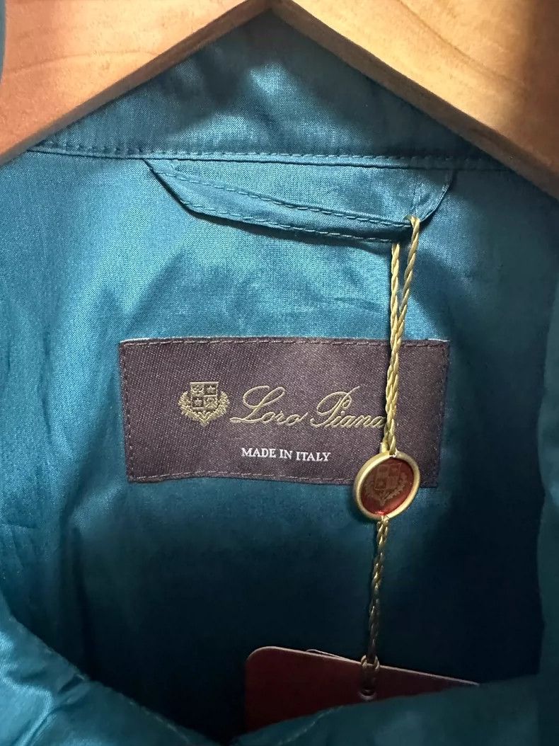 Loro Piana Loro Piana Silk Traveller Jacket Green Size US M / EU 48-50 / 2 - 2 Thumbnail