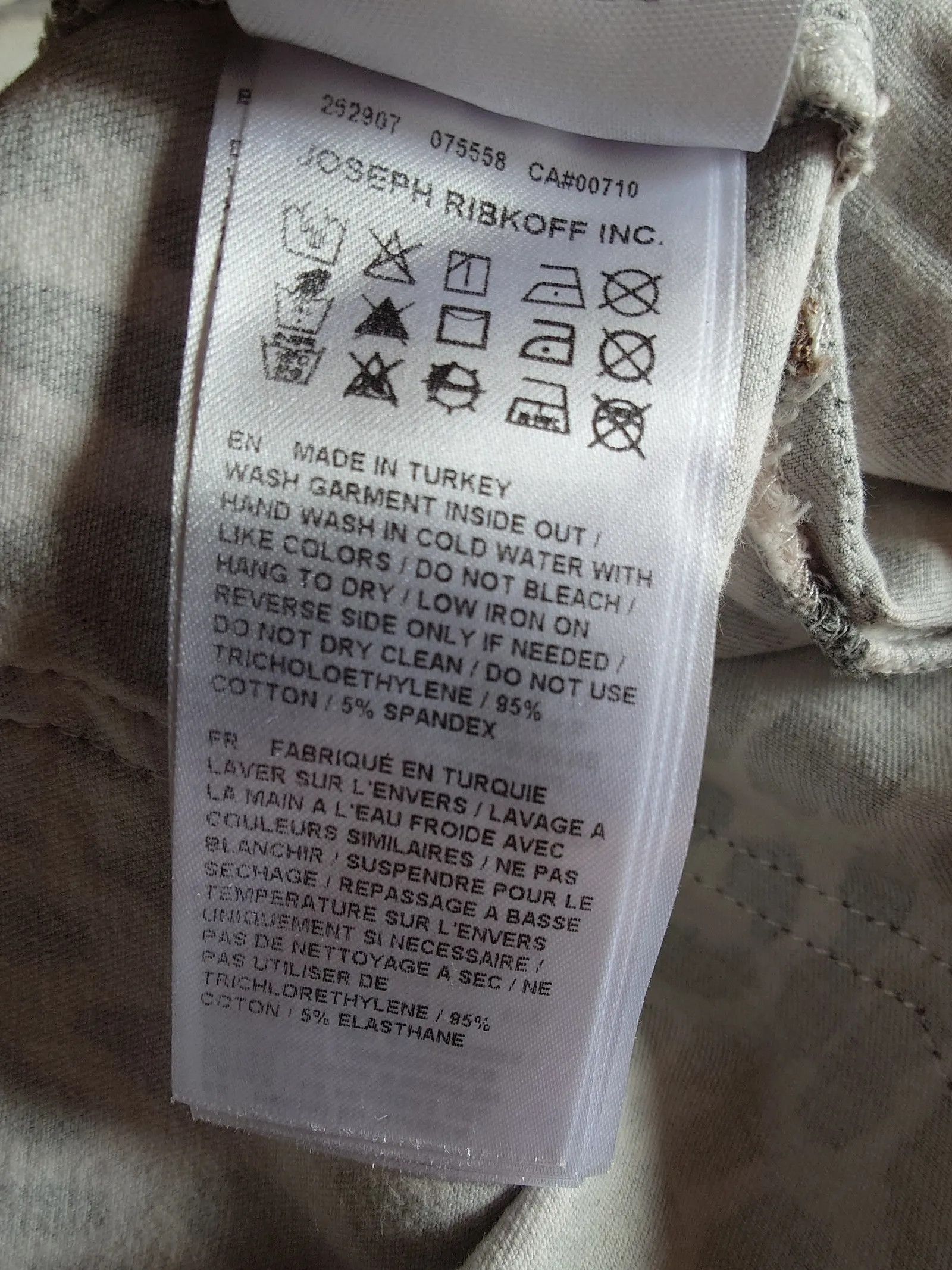 Joseph Joseph Ribkoff Jeans Pants Size 27" / US 4 / IT 40 - 3 Thumbnail