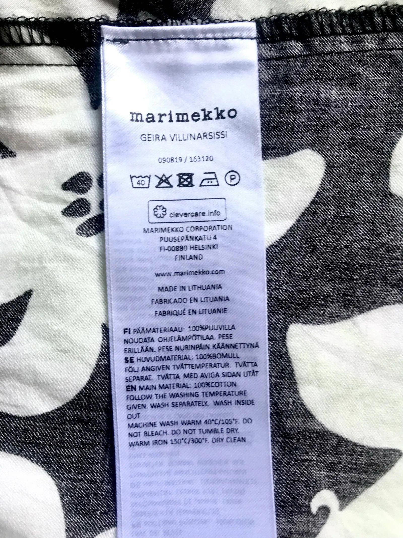 Marimekko Marimekko Geira Villinarsissi Dress Size M / US 6-8 / IT 42-44 - 3 Thumbnail