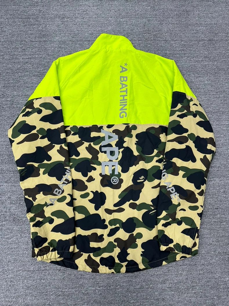 Bape BAPE Green Camo Patchwork Windbreaker Jacket Size US L / EU 52-54 / 3 - 2 Thumbnail