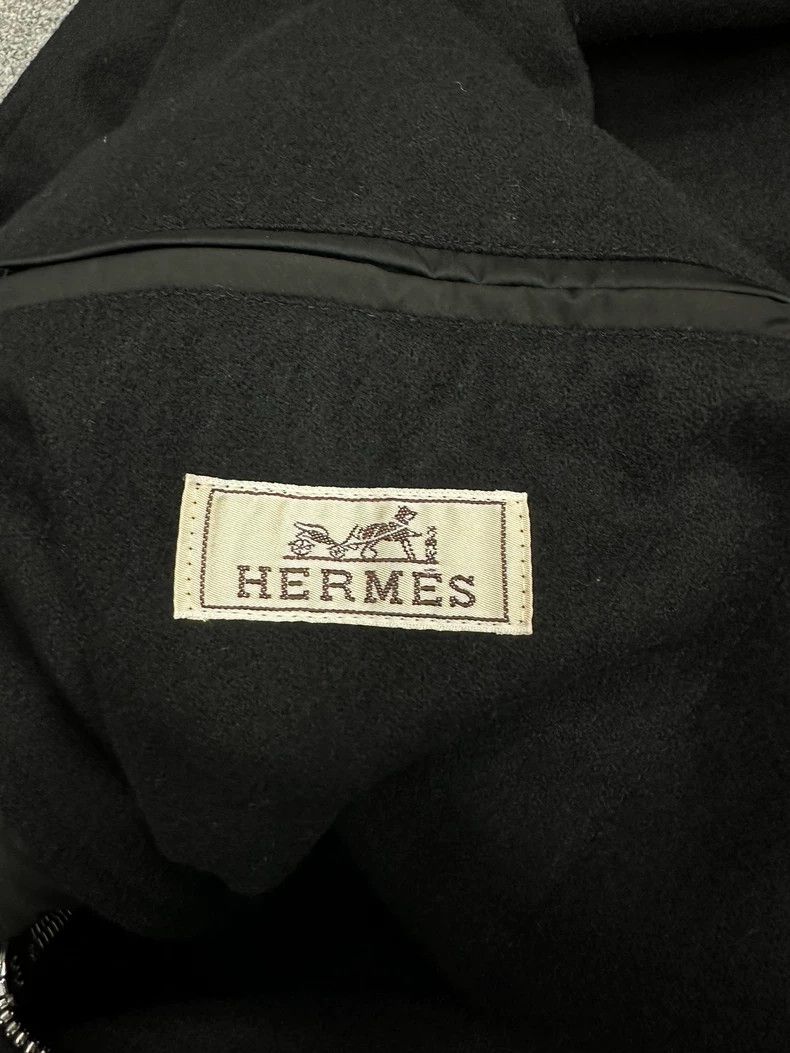 Hermes Hermes Nylon Cashmere Pocket Jacket Size US L / EU 52-54 / 3 - 3 Thumbnail