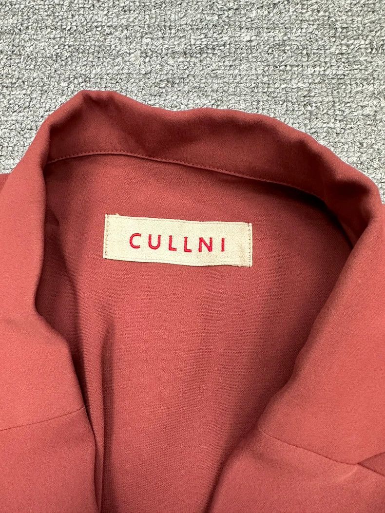 Celine Cullni Wine Red Silk Short Sleeve Shirt Size US M / EU 48-50 / 2 - 2 Thumbnail
