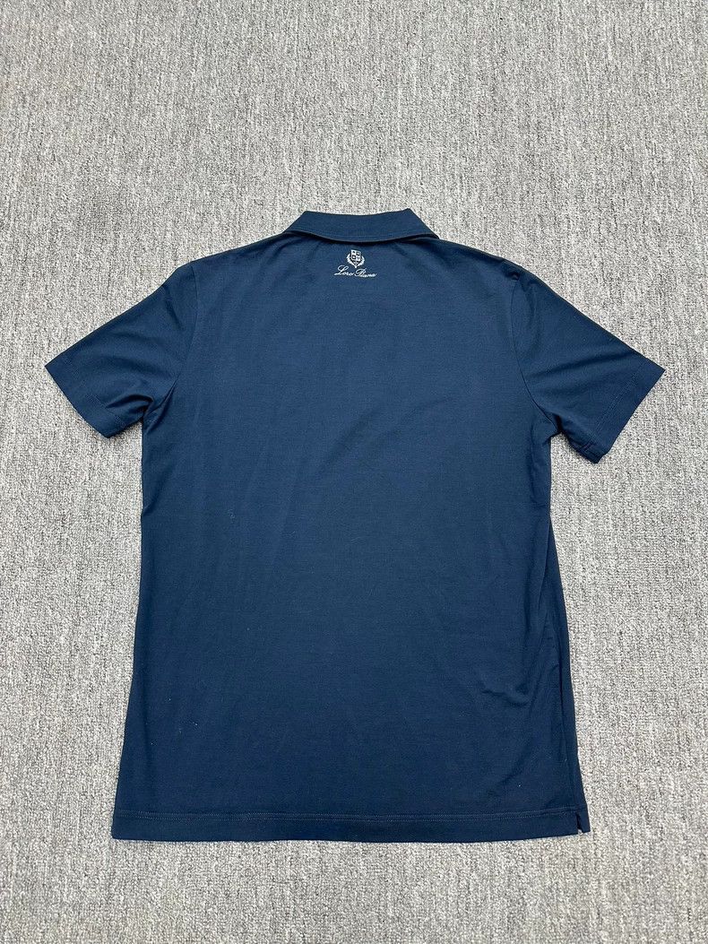 Loro Piana Loro Piana Blue Short Sleeve Polo Size US XS / EU 42 / 0 - 2 Thumbnail