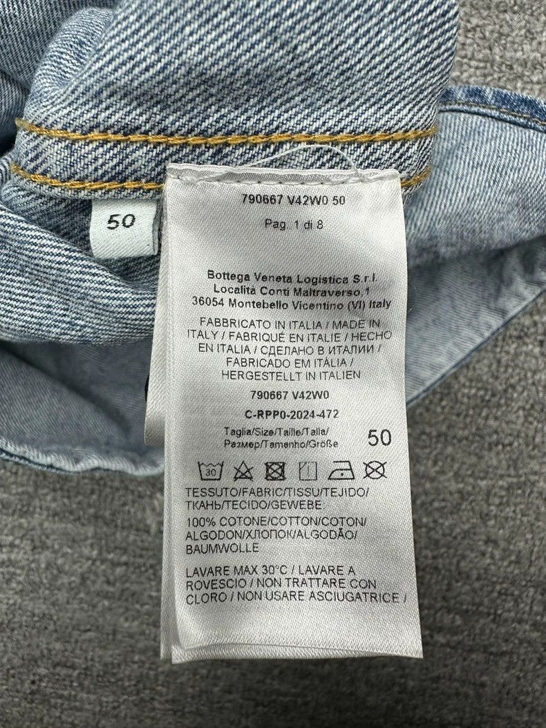 Bottega Veneta Bottega Veneta Washed Denim Shirt Jacket Size US XL / EU 56 / 4 - 4 Thumbnail