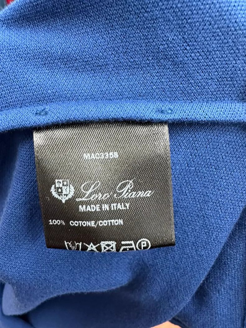 Ermenegildo Zegna Loro Piana Blue Short Sleeve Polo Size US XS / EU 42 / 0 - 2 Thumbnail
