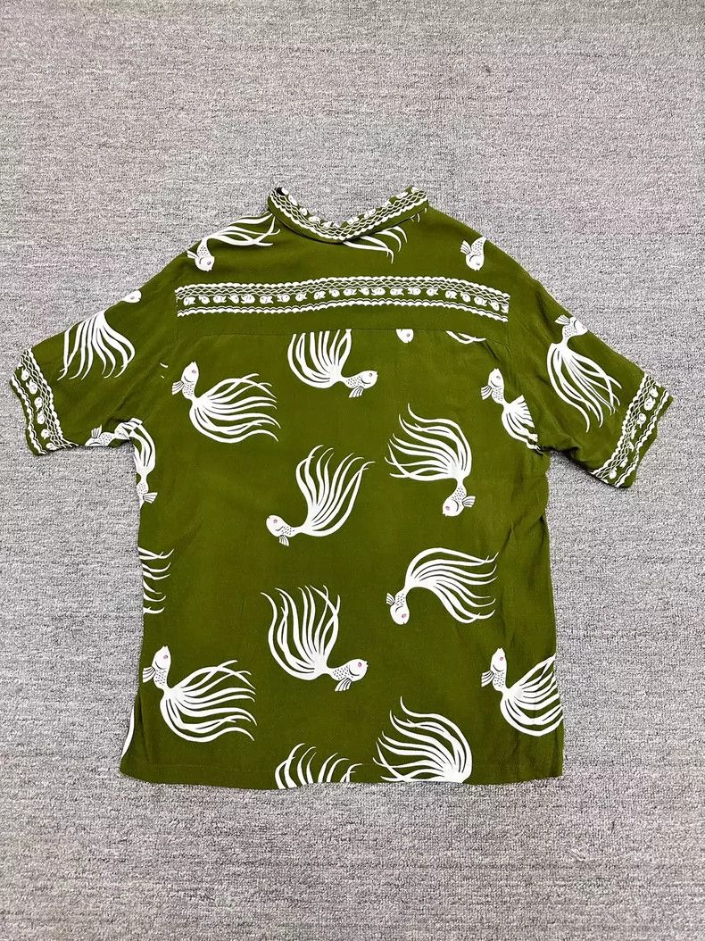Neighborhood Neighborhood Goldfish Print Short Sleeve Shirt Size US L / EU 52-54 / 3 - 2 Thumbnail