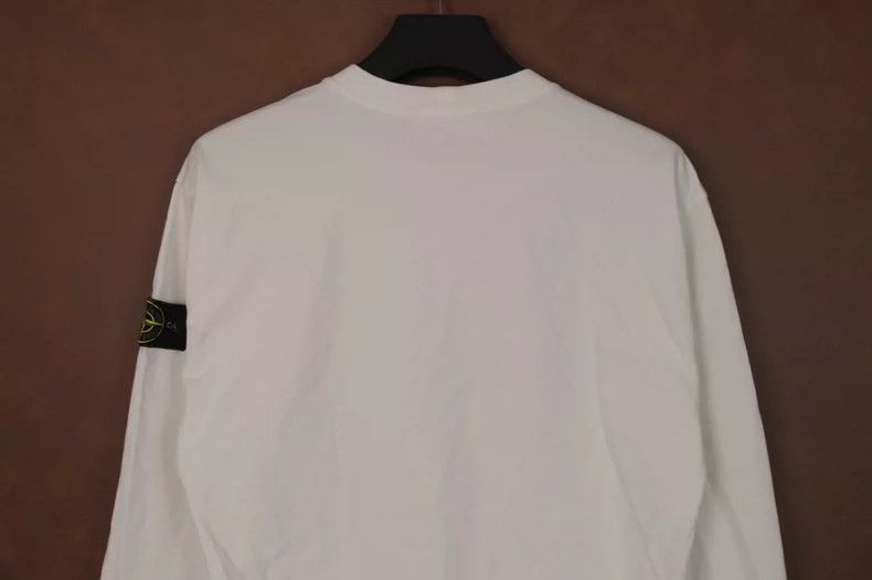 Stone Island Stone Island White Long Sleeve Sweatshirt Size US L / EU 52-54 / 3 - 4 Thumbnail