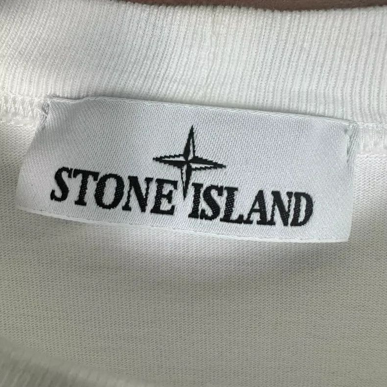 Stone Island Stone Island White Long Sleeve Sweatshirt Size US L / EU 52-54 / 3 - 5 Thumbnail