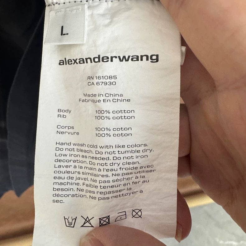 Alexander Wang Alexander Wang Black Tie-Dye Short-Sleeve Tee Size US L / EU 52-54 / 3 - 6 Thumbnail