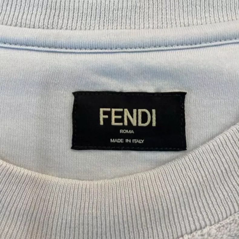 Fendi FENDI White Short Sleeve T-Shirt Size US M / EU 48-50 / 2 - 9 Thumbnail