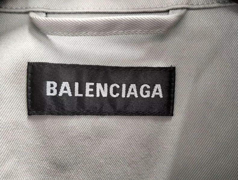 Balenciaga Balenciaga Gray Shirt Jacket Size 38 Size US M / EU 48-50 / 2 - 4 Thumbnail
