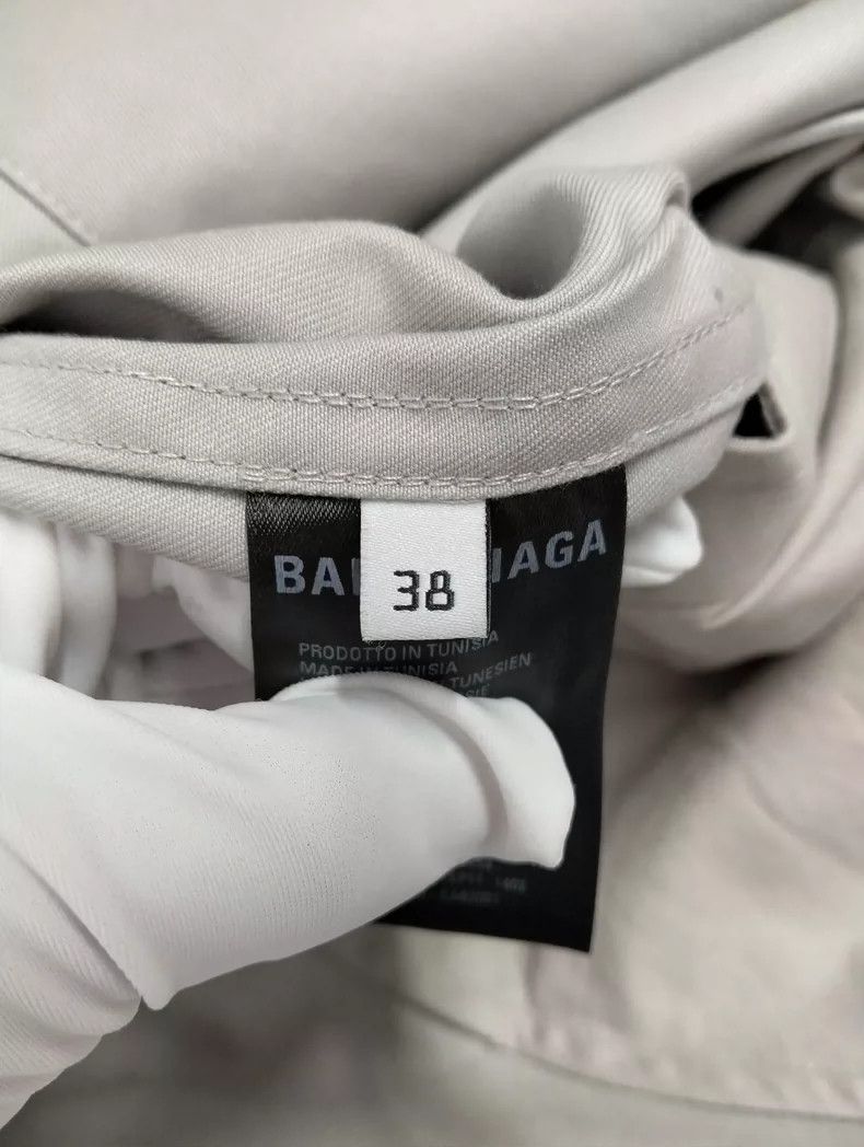 Balenciaga Balenciaga Gray Shirt Jacket Size 38 Size US M / EU 48-50 / 2 - 6 Thumbnail