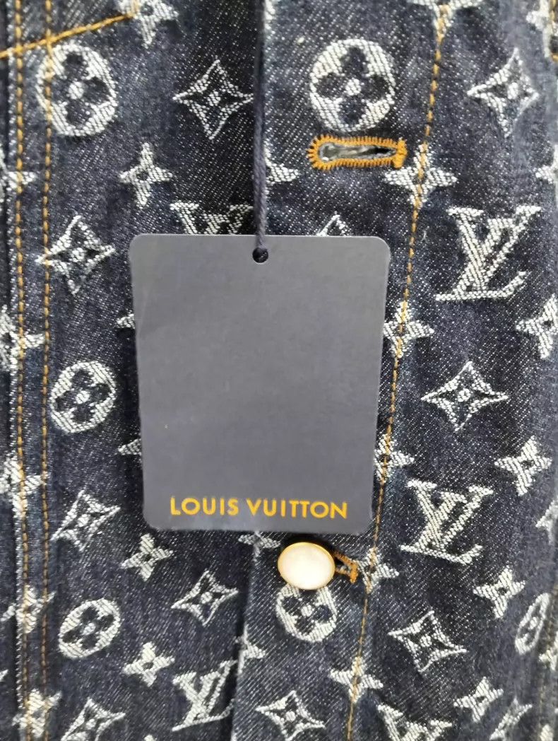 Louis Vuitton Louis Vuitton Denim Monogram Jacket Size US L / EU 52-54 / 3 - 3 Thumbnail