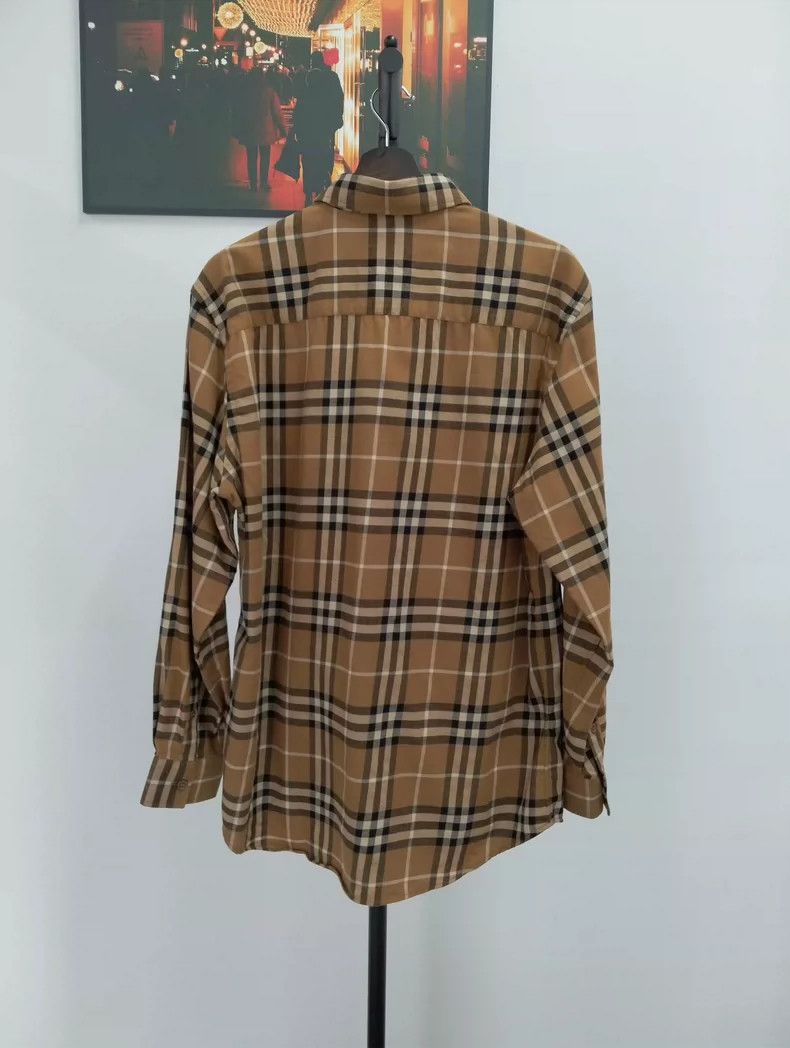 Burberry Burberry Plaid Long Sleeve Shirt Size US L / EU 52-54 / 3 - 2 Thumbnail