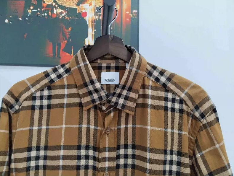 Burberry Burberry Plaid Long Sleeve Shirt Size US L / EU 52-54 / 3 - 3 Thumbnail