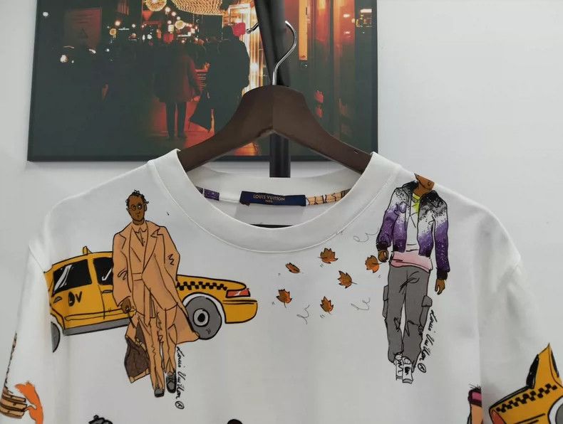 Louis Vuitton Louis Vuitton Graphic Print T-Shirt Size US M / EU 48-50 / 2 - 4 Thumbnail