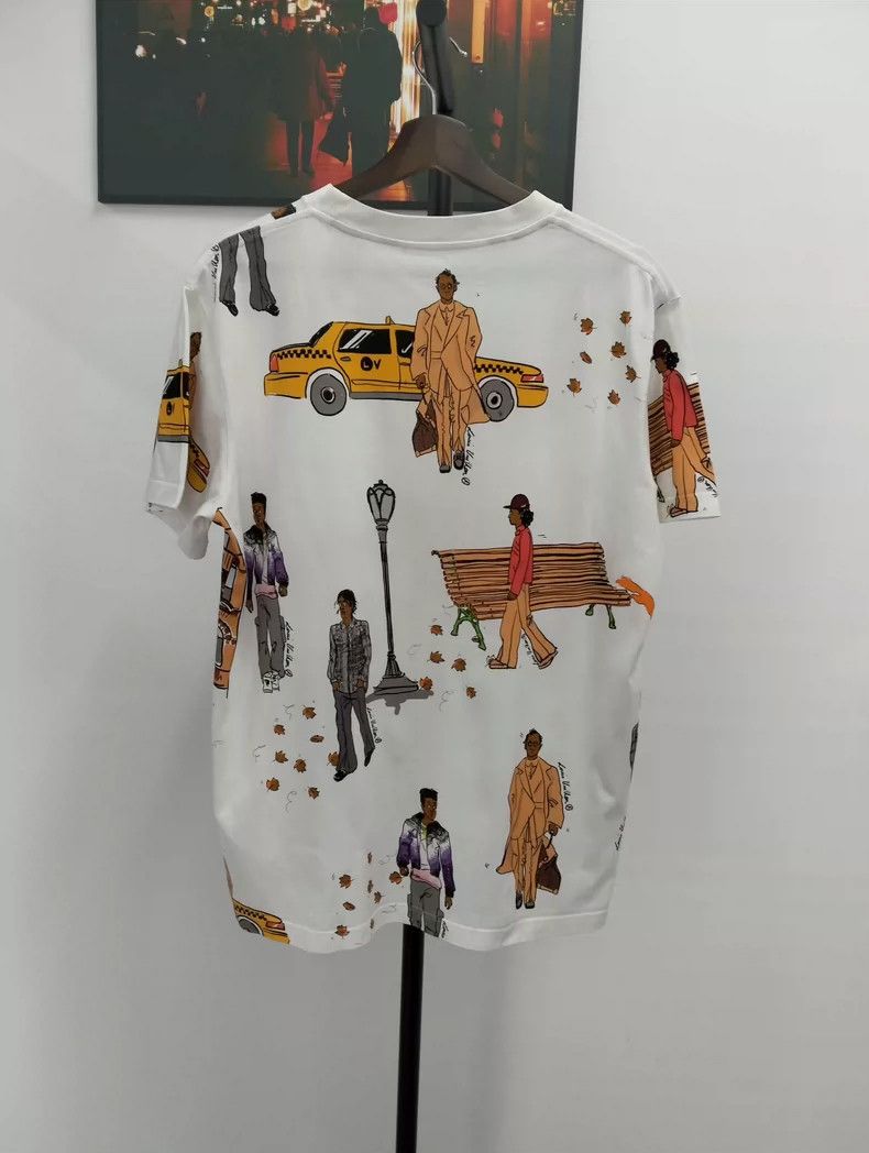 Louis Vuitton Louis Vuitton Graphic Print T-Shirt Size US M / EU 48-50 / 2 - 2 Thumbnail
