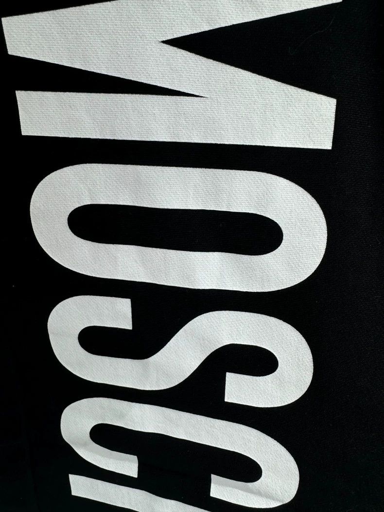 Moschino MOSCHINO Black Logo Sweatshirt Size US M / EU 48-50 / 2 - 4 Thumbnail
