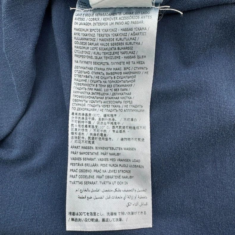 Maison Margiela Maison Margiela Blue Distressed Logo T-shirt Size US S / EU 44-46 / 1 - 7 Thumbnail