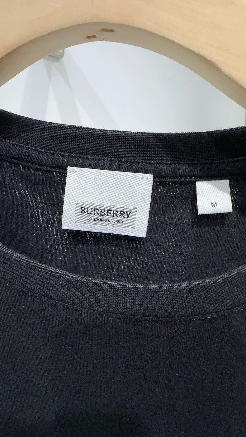 Burberry Burberry Black TB Logo Short Sleeve Tee Size US M / EU 48-50 / 2 - 2 Thumbnail