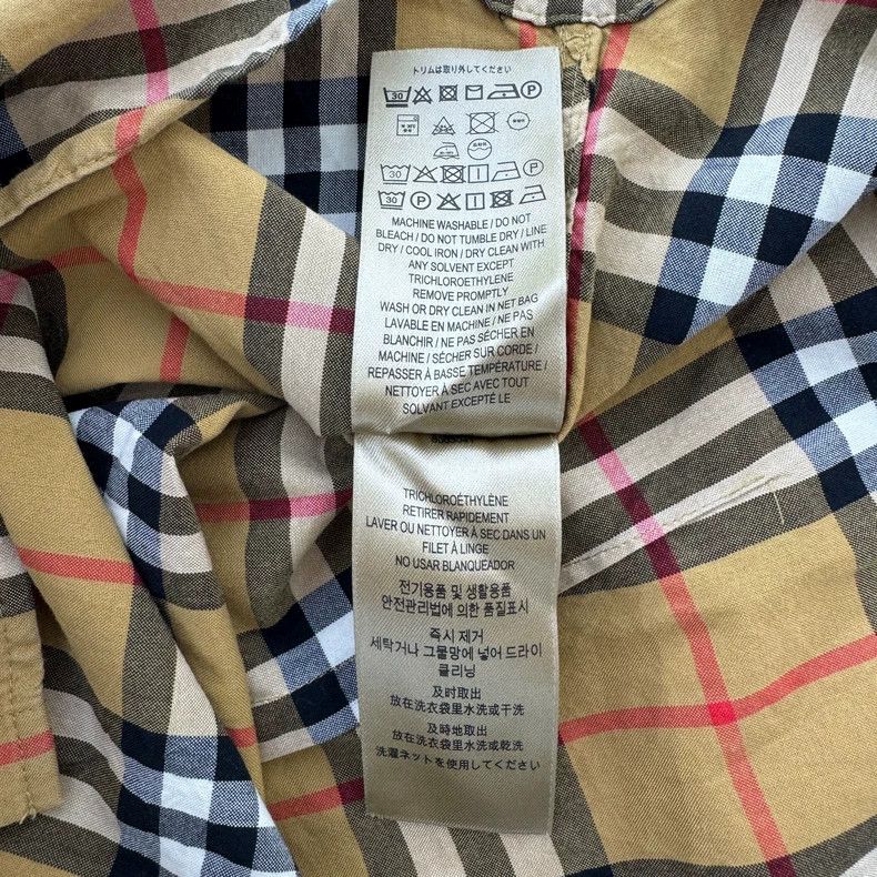 Burberry Burberry Classic Plaid Long Sleeve Shirt Size US S / EU 44-46 / 1 - 7 Thumbnail