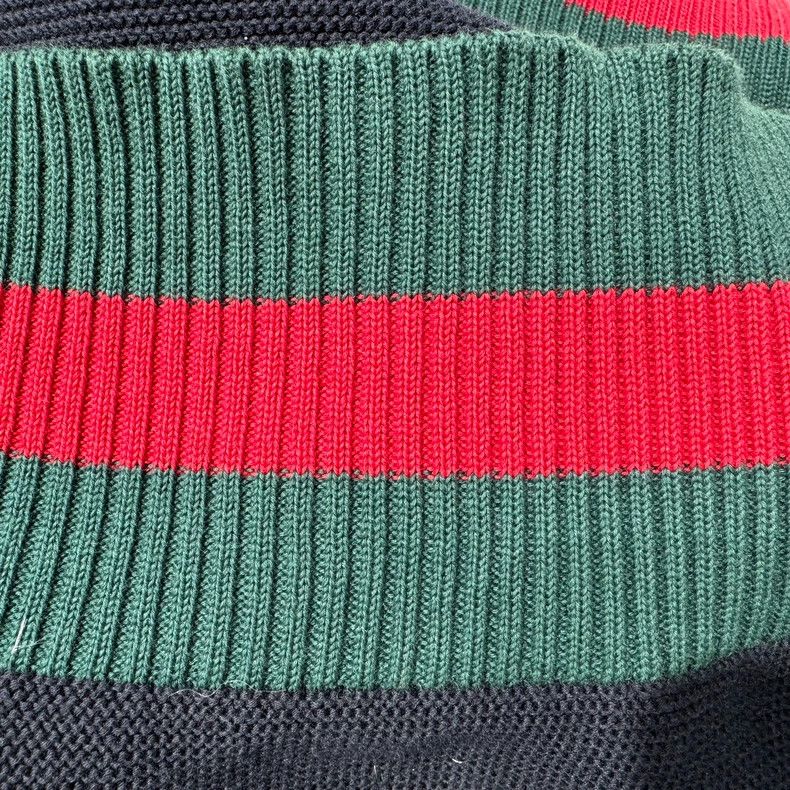Gucci Tiger Head Embroidered Sweater