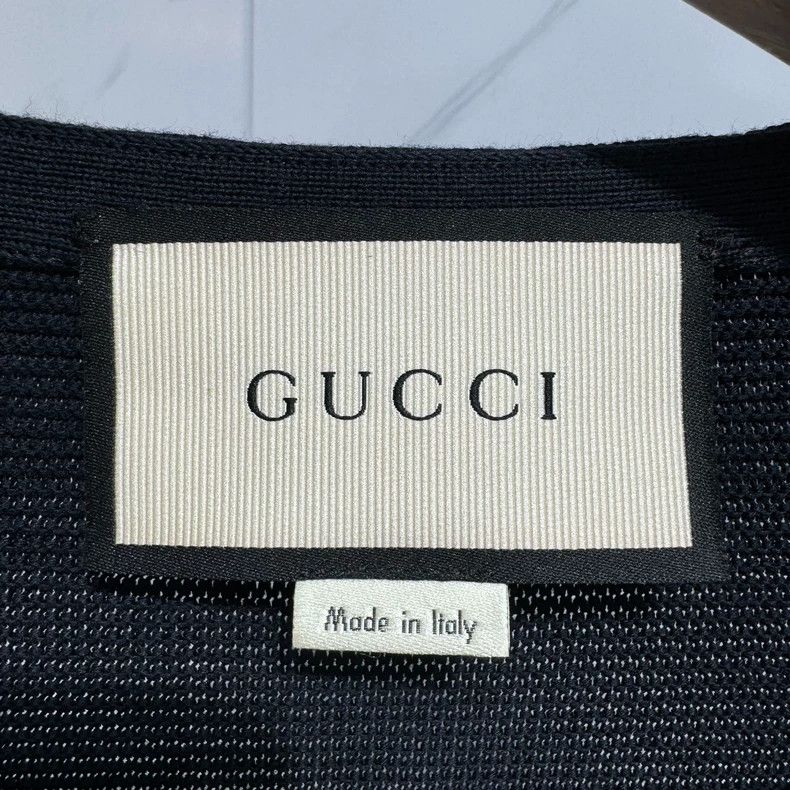 Gucci Tiger Head Embroidered Sweater