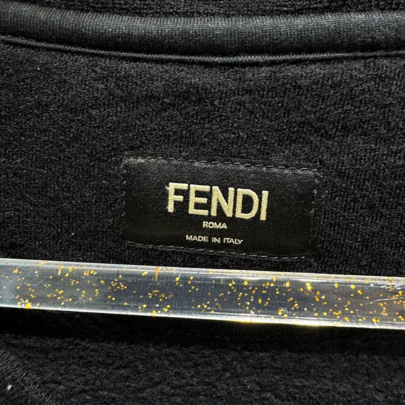 Fendi Fendi Karl Lagerfeld Leather Patch Sweatshirt Size US XL / EU 56 / 4 - 2 Thumbnail