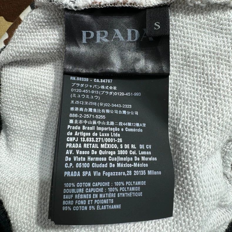 Prada Prada Camo Triangle Logo Hoodie Size US S / EU 44-46 / 1 - 5 Thumbnail