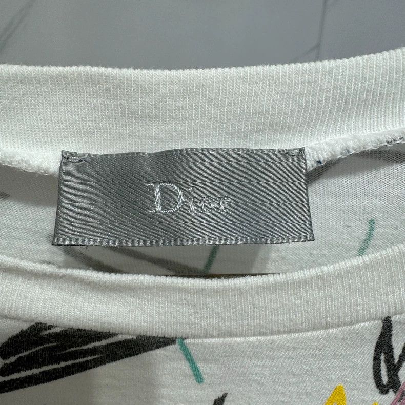Dior Dior Graffiti Print Short Sleeve T-Shirt Size US S / EU 44-46 / 1 - 3 Thumbnail