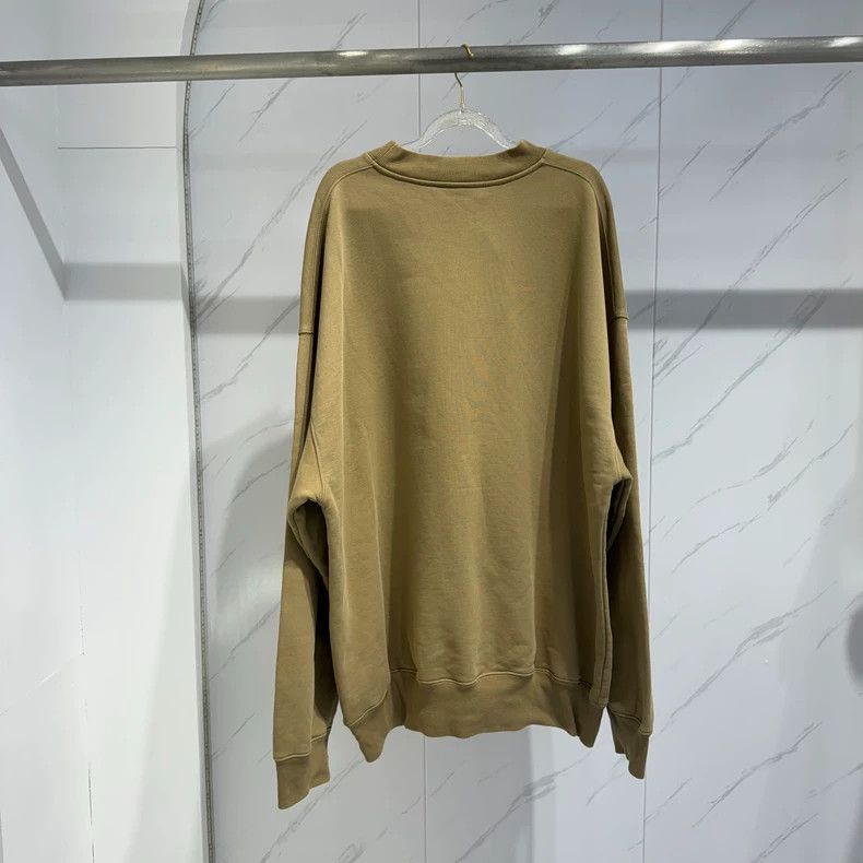 Balenciaga Balenciaga Beige BB Logo Crewneck Sweatshirt Size US S / EU 44-46 / 1 - 2 Thumbnail