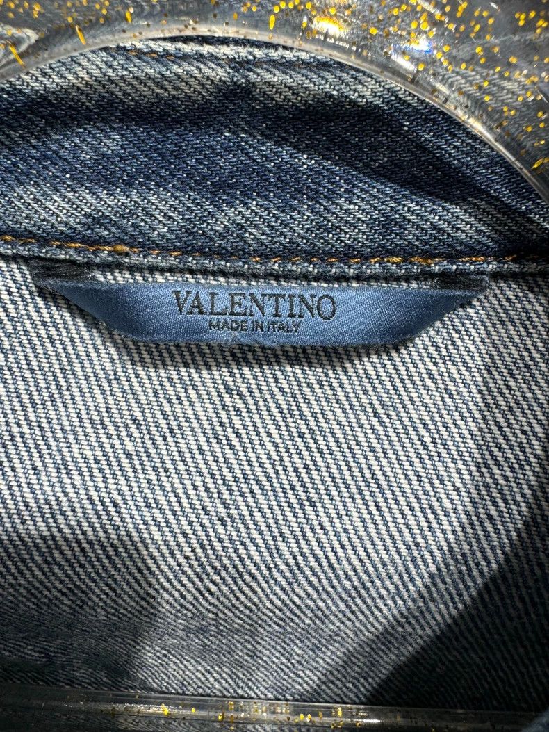 Valentino Valentino Blue Washed Denim Shirt Jacket Size US M / EU 48-50 / 2 - 3 Thumbnail