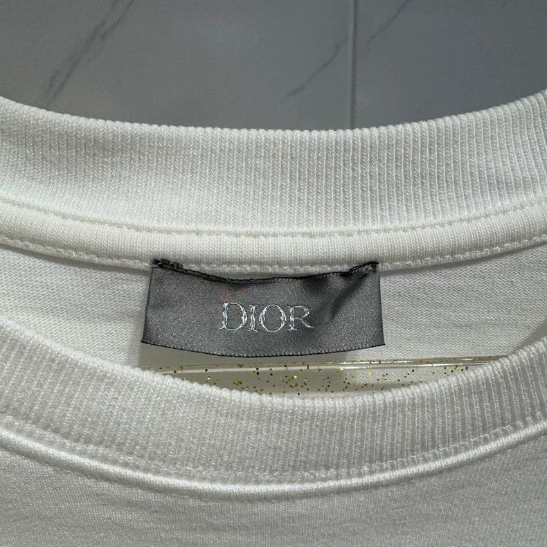 Dior Dior x Stuss Skull Bee Embroidered T-Shirt Size US L / EU 52-54 / 3 - 3 Thumbnail