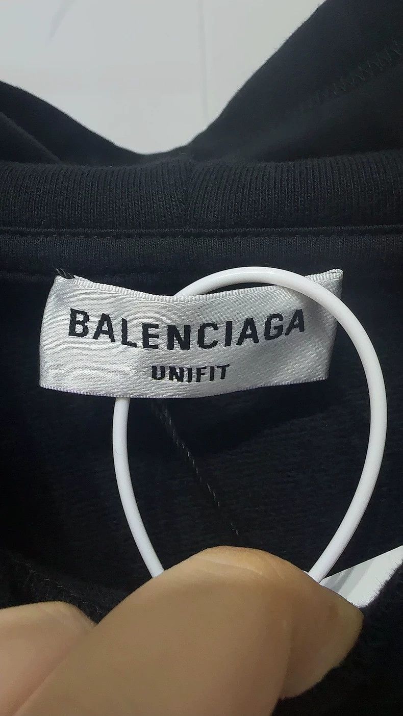 Balenciaga Balenciaga Crystal Embellished Fleece Hoodie Size US S / EU 44-46 / 1 - 7 Thumbnail