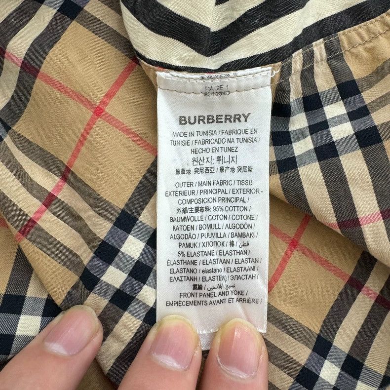 Burberry Burberry Classic Plaid Logo Shirt Size US M / EU 48-50 / 2 - 5 Thumbnail