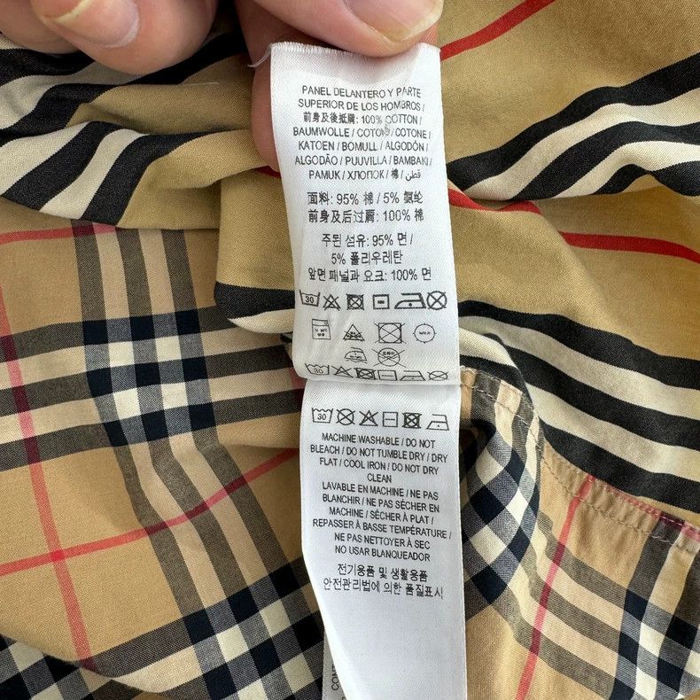 Burberry Burberry Classic Plaid Logo Shirt Size US M / EU 48-50 / 2 - 6 Thumbnail